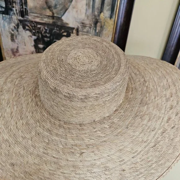 Lack of Color Hat, 100% Palm Leaf. Made in Mexico, Size L/XL, Ultra wide - Picture 7 of 12